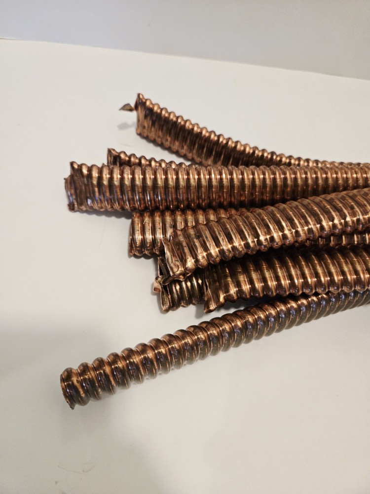 3 pounds Scrap Copper Corrugated PIpe