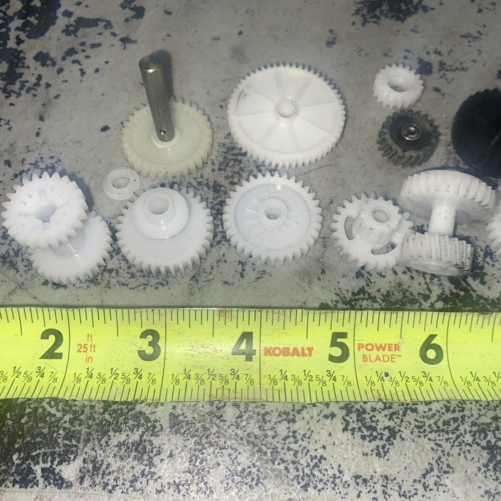 Gear Assortment, Plastic, for small motors
