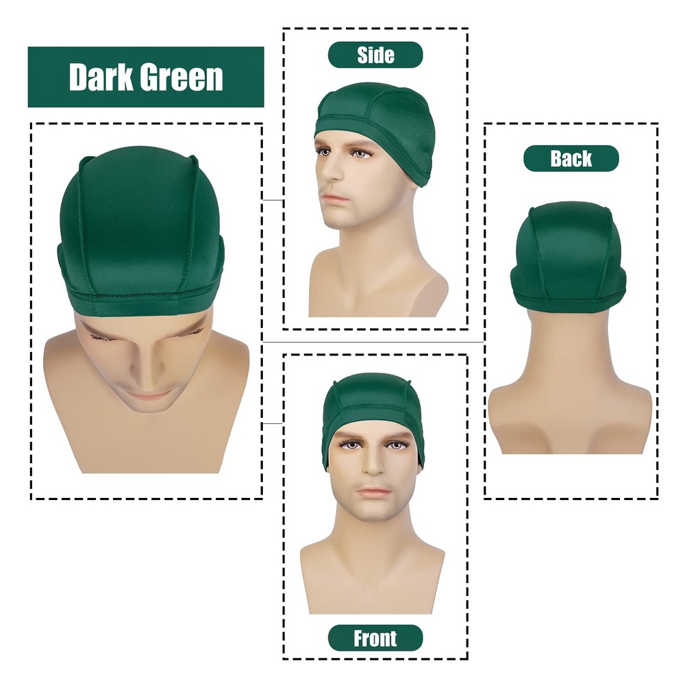 Silky Wave Caps 2PCS for 360, 540, 720 Waves - Good Compression Over Durags