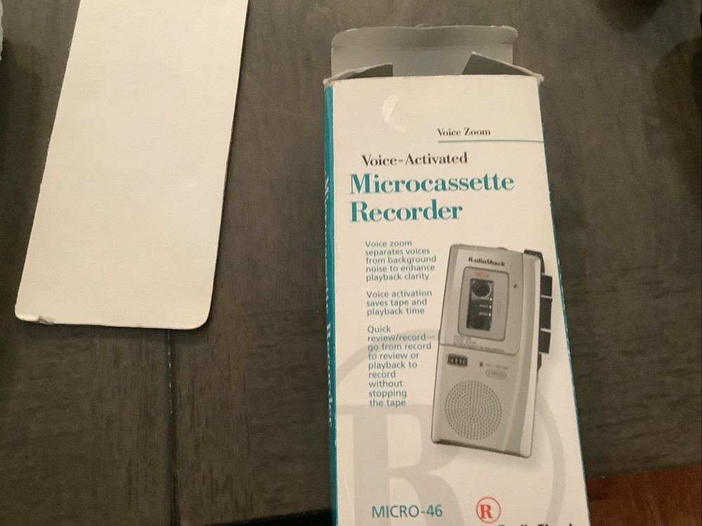 Radio Shack Micro cassette Recorder Micro 46 14 1185