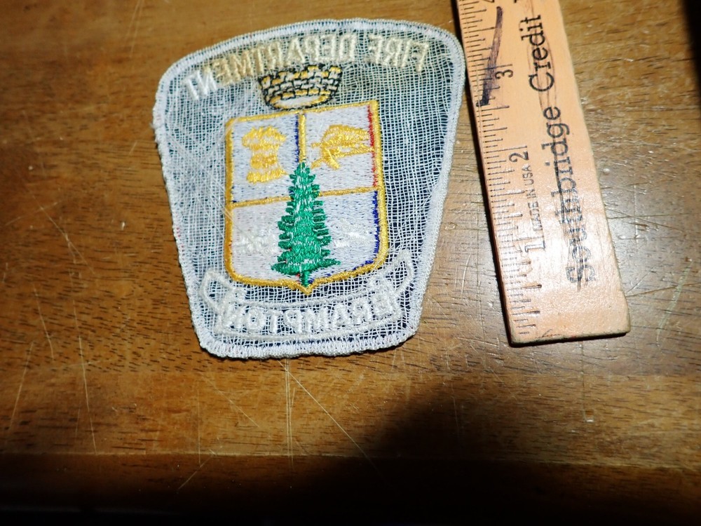 BRAMPTON CANADA FIRE DEPARTMENT EARLY OBSOLETE VEST PATCH BX 11#6