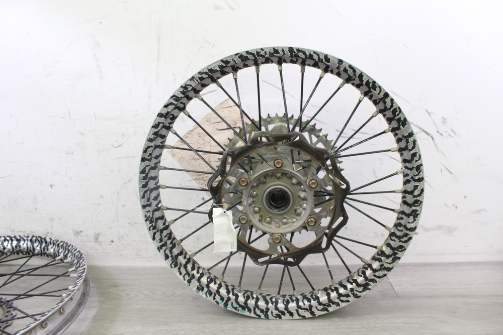 2009 YAMAHA YZ450F Front and Rear Wheels with Discs PAIR