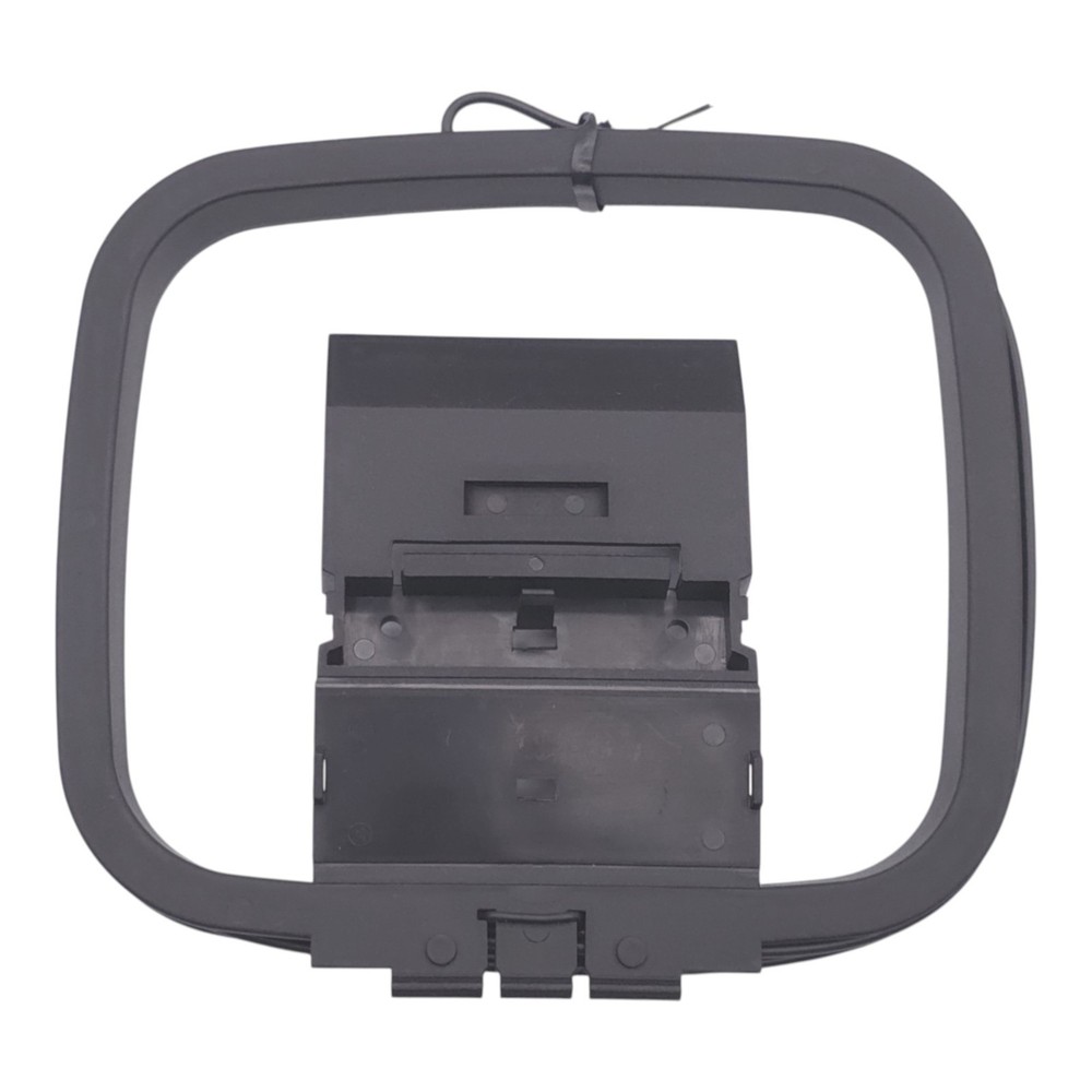 Universal Indoor AM Loop Antenna with 2 Wire Connection - Black Color