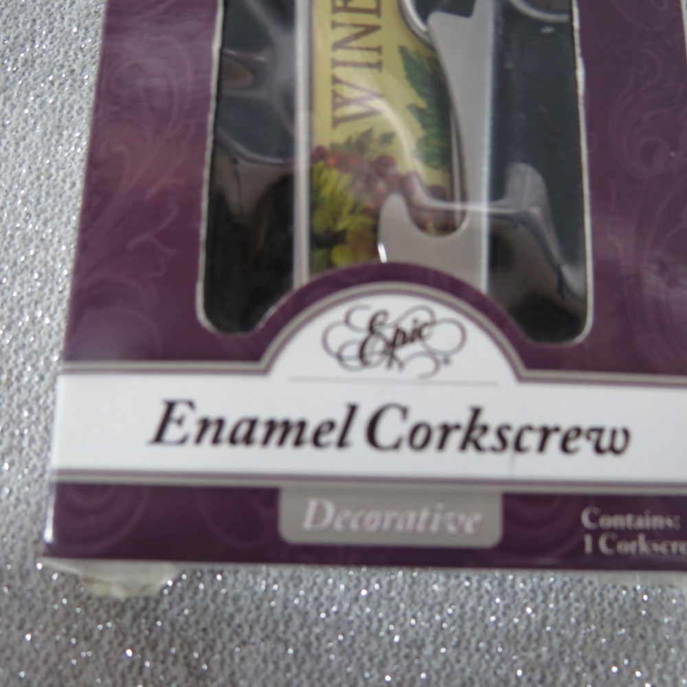 Enamel Corkscrew New in Box