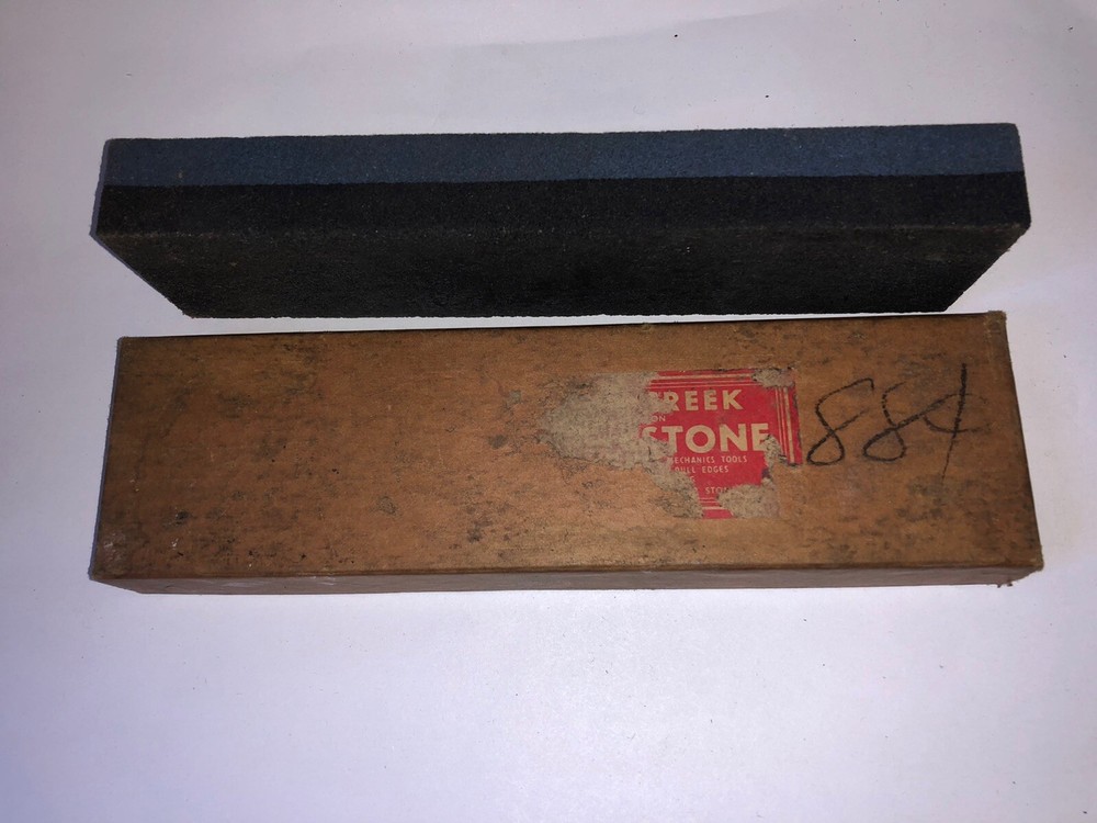Double Sided Sharpening Stone in 2 Piece Cardboard Box