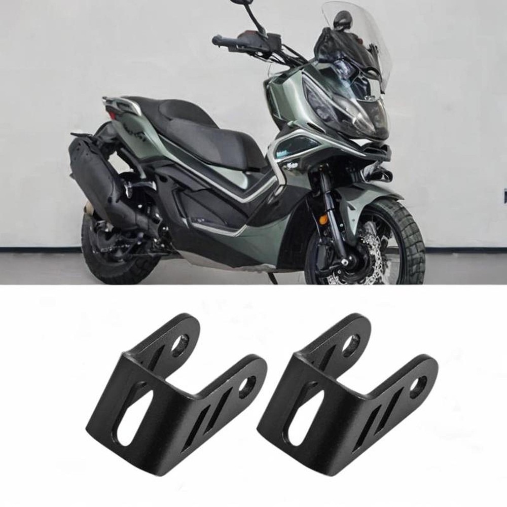 2x Motorcycle Light Bracket Sturdy Professional Auxiliary Driving Light Brackets