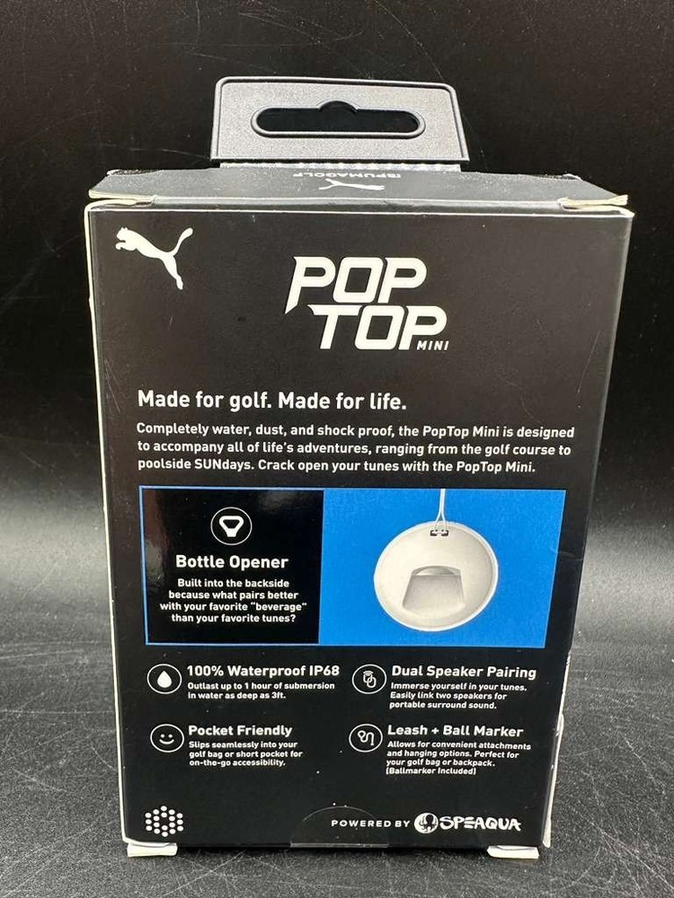 BLUETOOTH SPEAKER - POPTOP MINI - BRIGHT WHITE - PUMA