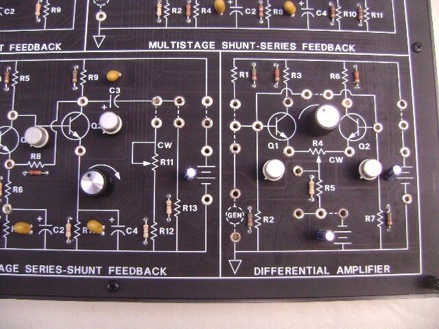 LabVolt 91008-20 Transistor Feedback Circuits Electronics Educational Board
