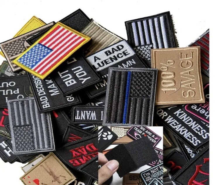 Tactical Patches 20 Count