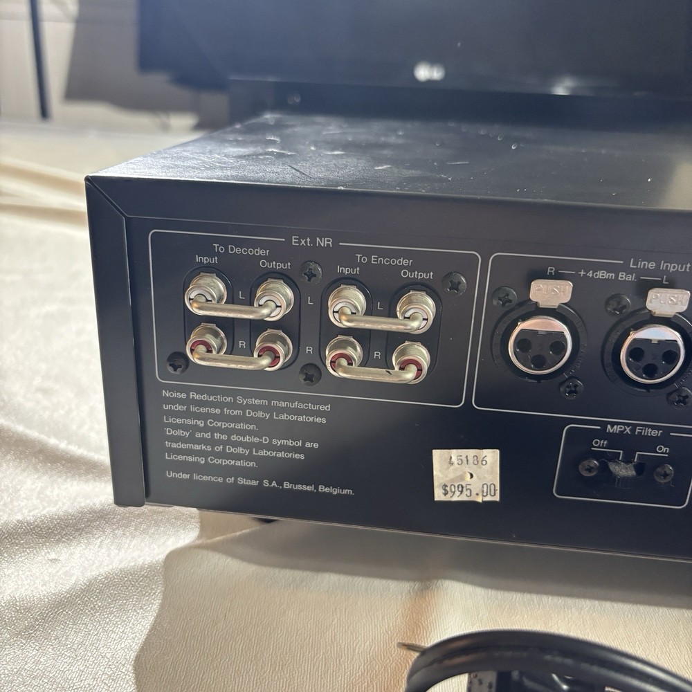 Nakamichi MR-1 Professional Cassette Deck Discrete Three Head Rack Mount Tested