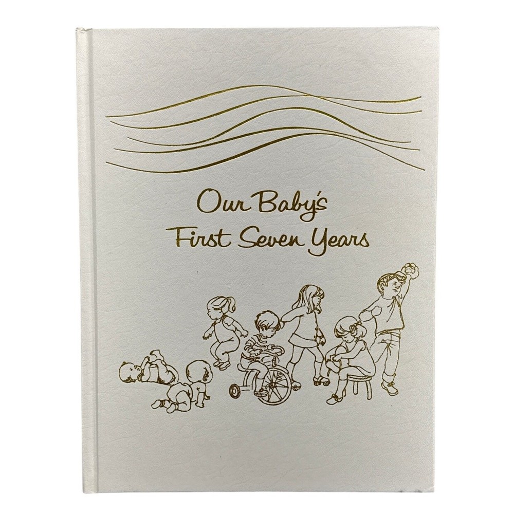Vintage Our Baby's First Seven Years Milestone Memory Book