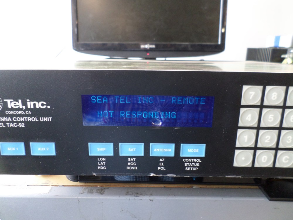 Seatel TAC-92 Rack Mount Tracking Antenna Control Unit - Powers On