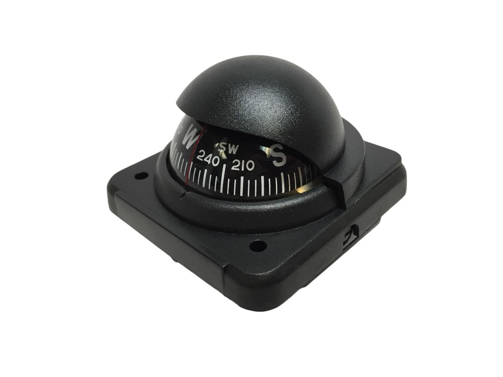 MARINE BOAT BLACK BRACKET & SUCTION CUPS ADJUSTABLE BUILT-IN COMPENSATION SYSTEM