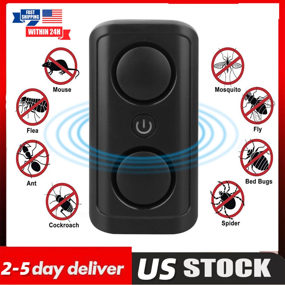Electronic Ultrasonic Pest Electromagneti Repeller Rat Mouse Spider Roach Killer