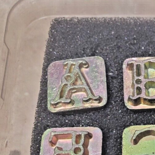 Leather Stamp 3/8" TANDY Craftool ALPHABET Single Replacement LETTER