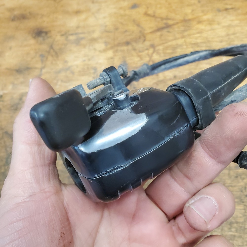 2002 Suzuki Eiger 400 4x4 Thumb Throttle Lever Housing Perch Cable