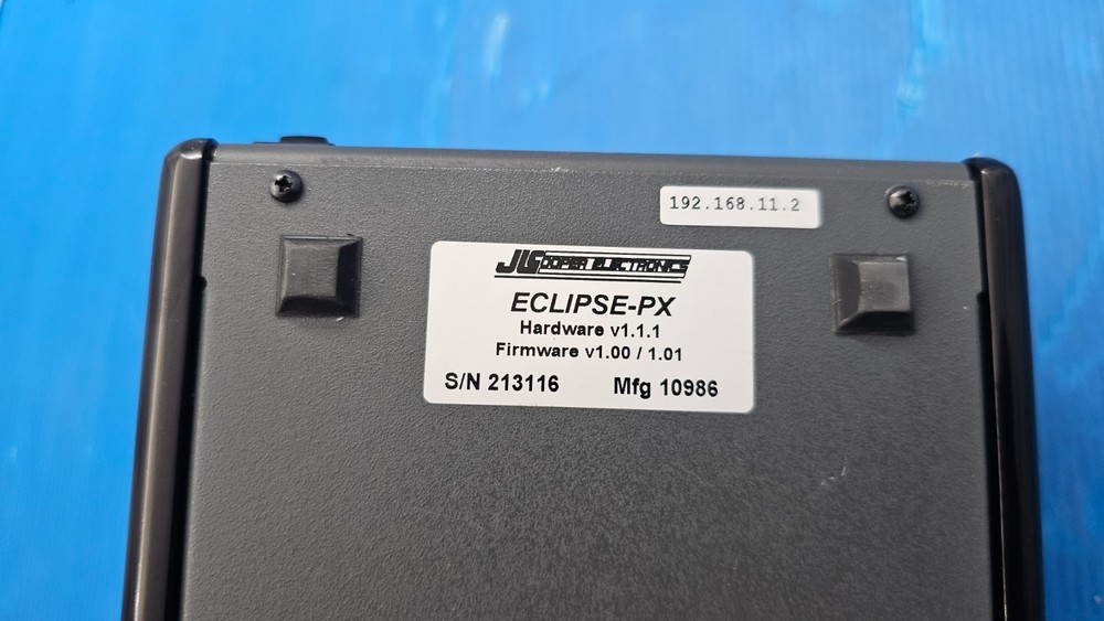 JL Cooper ECLIPSE-PX Controller 192.168.11.2