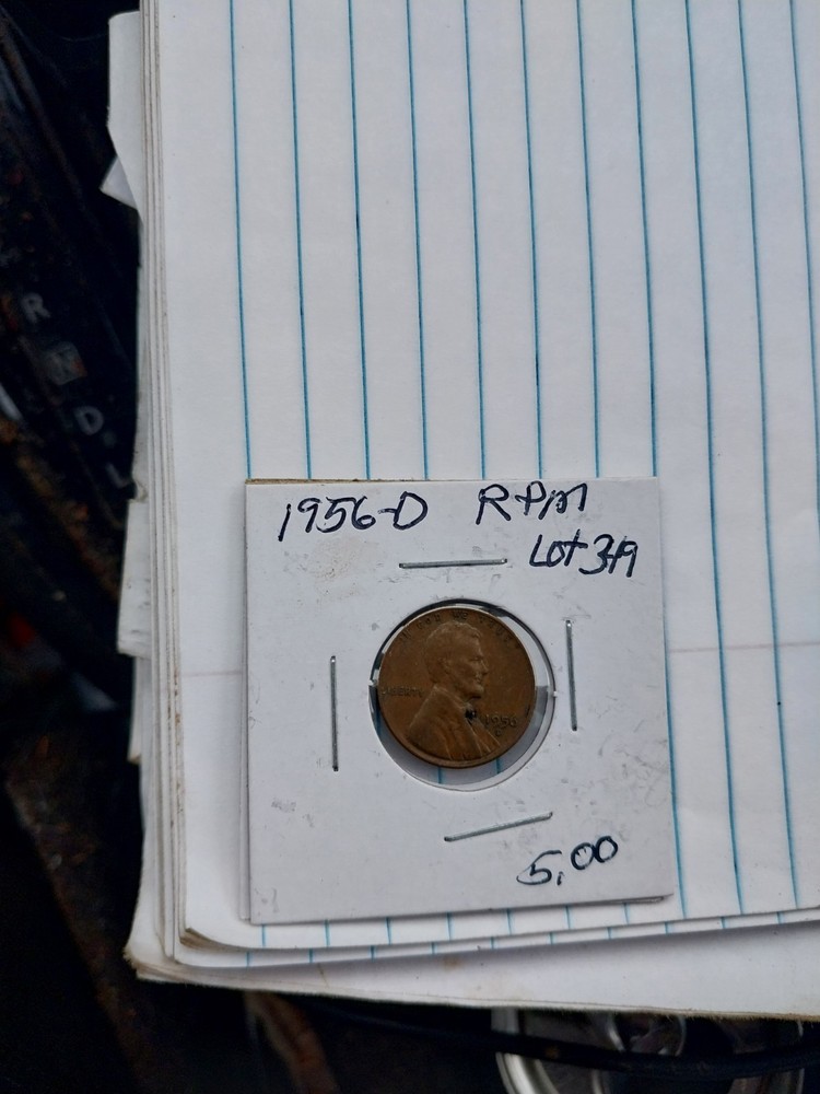 1956 D Rpm Lincoln Cent