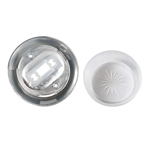 Round Dome Light Base & Lens with Bulb & Wire leads Compatible with 1971-1981