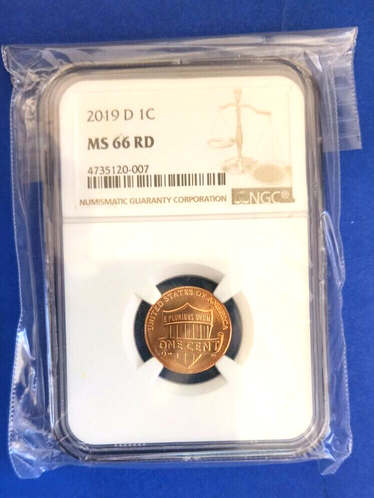 2019 D Lincoln SHIELD Cent 1c NGC MS 66 RD Brown Label