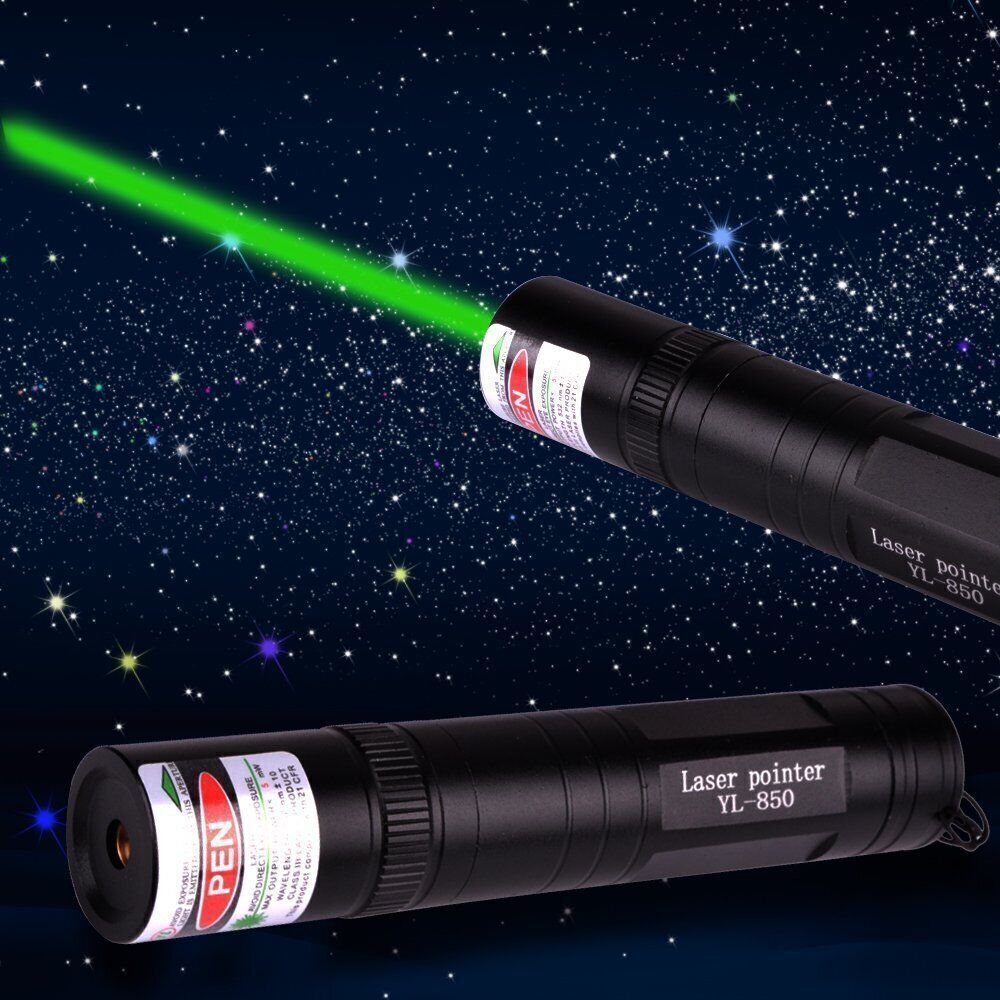 Super Green Laser Pointer Star Pointer Laser Pen Visible Beam Power 1mw black