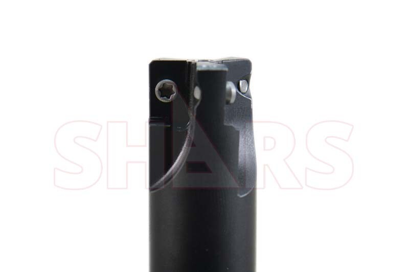 Shars 3/4" 3FL 90° Indexable End Mill W/Cert +5pc APKT Insert P[