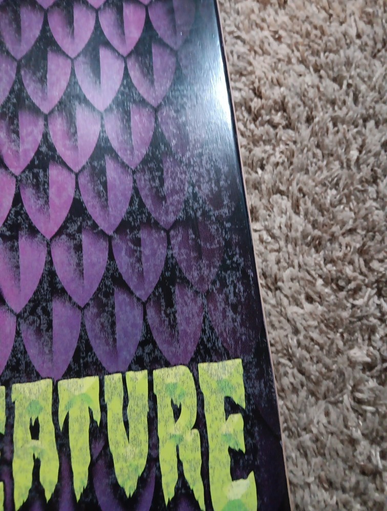 Creature Russell Serpent Skull Deck Black Greenskateboard deck 8.6