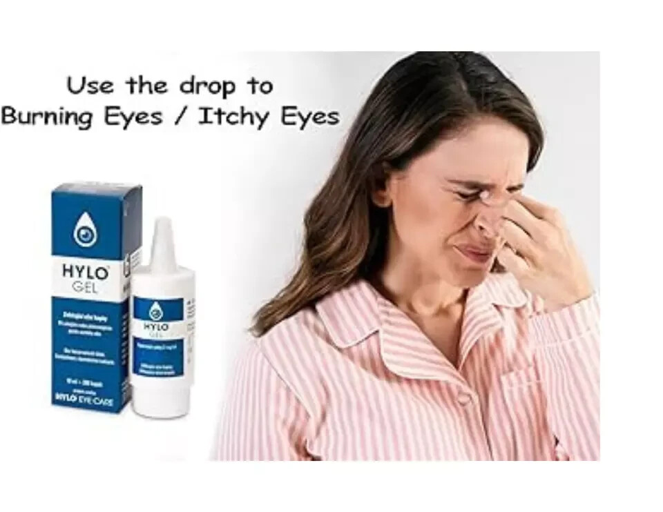 HYLO GEL EYE DROPS 10ML ( X 3 )