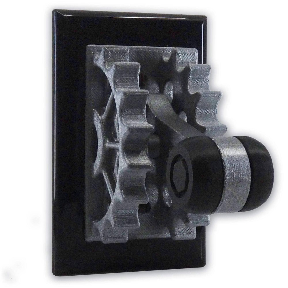 Steampunk | Gray and Black Light Switch Cover