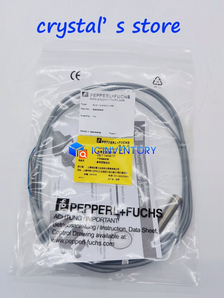 1PCS New Pepperl+Fuchs NJ2-12GM50-WS PROXIMITY