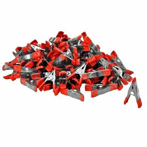 Pony Tools 3201-HT 1" Spring Clamps (100 PACK) Protective Handles and Tips - NEW