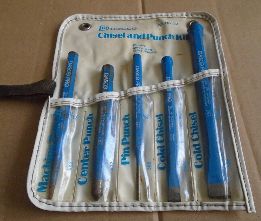 DASCO Chisel and Punch Kit No. 30 (5 Piece)