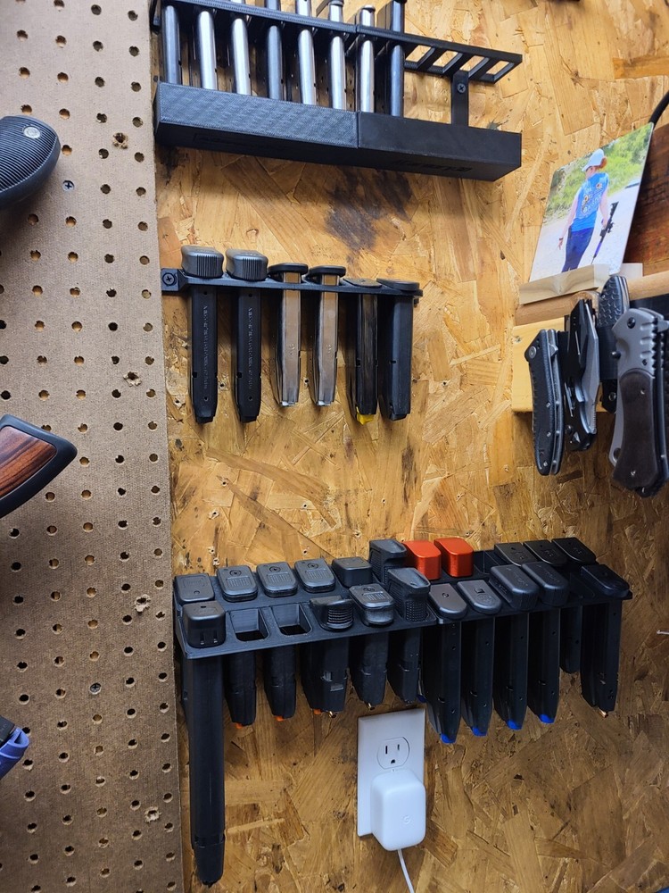 pistol magazine wall rack