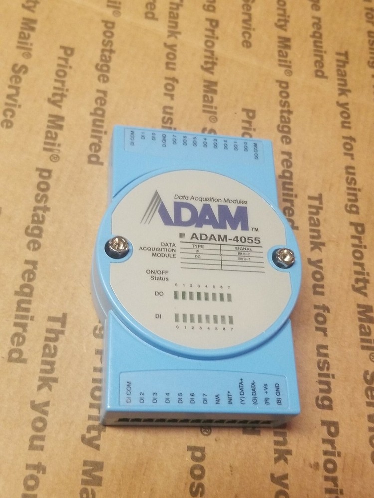 (1) ADAM DATA ACQUISITION MODULE  ADAM-4055 ( 1 UNIT ) UNTESTED