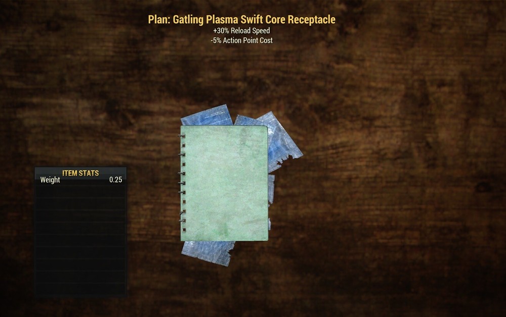 (Xbox) Gatling Plasma Swift Core Receptacle Plan