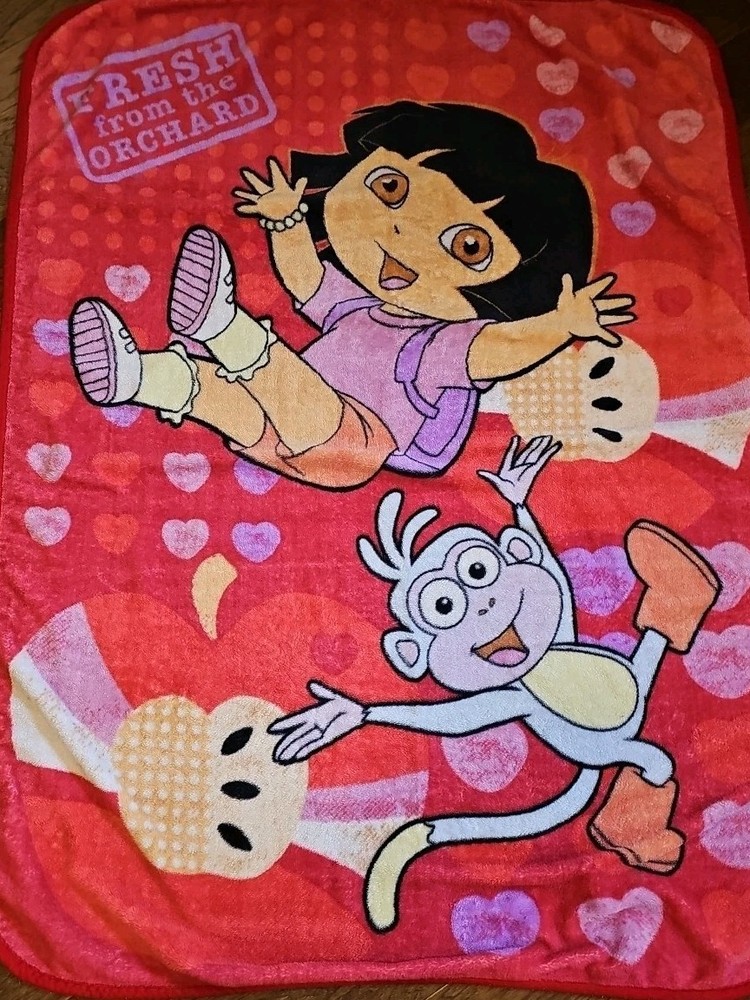 Dora The Explorer Blanket With Pillow Case 75×57