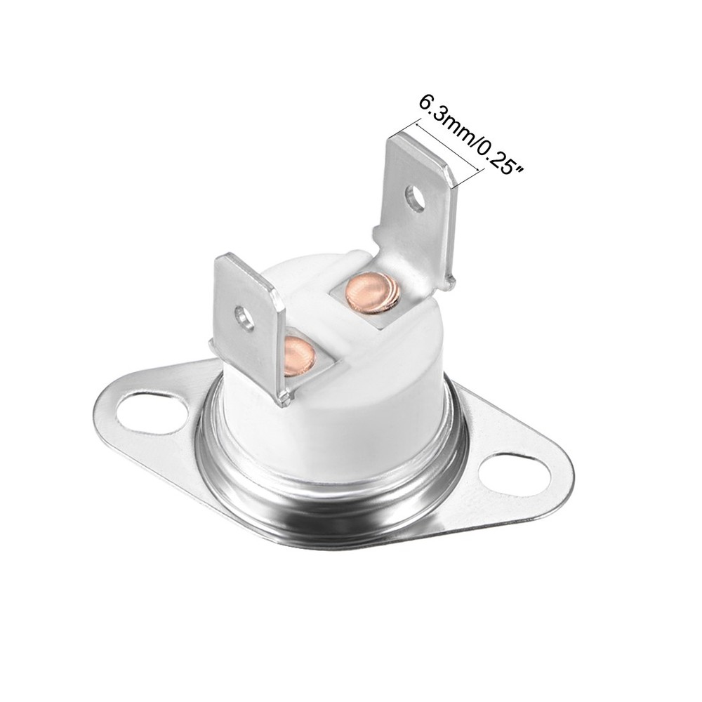 Temperature Control Switch , Thermostat , 185°C 10A Normally Closed NC 2pcs
