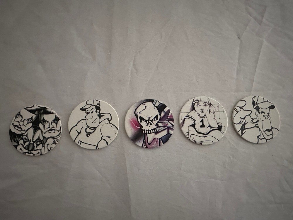 Vintage 1990’s Picasso Pogs 50 Count Random Brand New