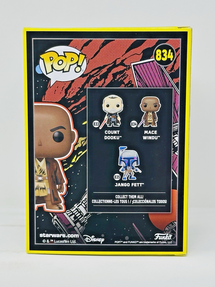 Funko Pop! Star Wars - Mace Windu (Retro) #834 with Protector - New
