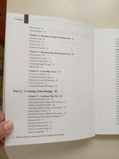 Punch Software Master Landscape Pro Home Design User's Guide Manual Only