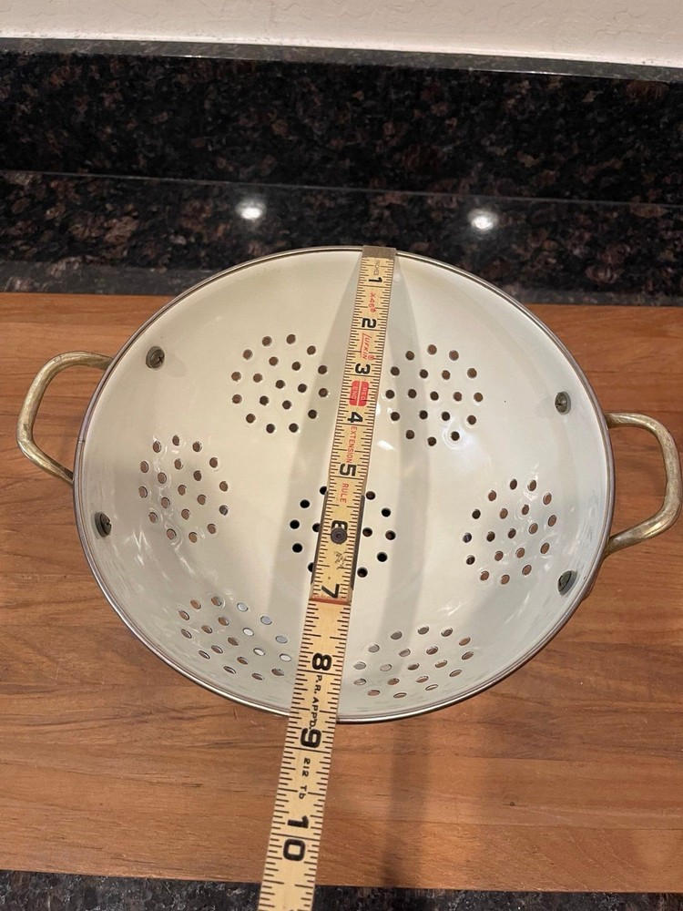 Vintage Pfaltzgraff TEA ROSE Footed Colander