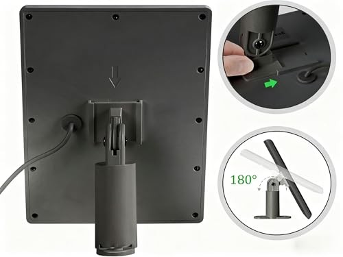 2 Pack Ring Solar Panel(2nd Generation), 5W Solar Panel Charger with Mount for