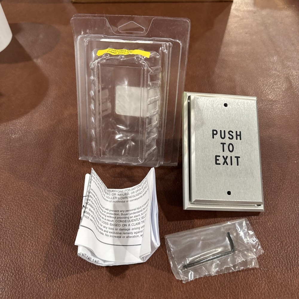 Alarm Controls Push to Exit Single Gang Pneumatic Time Delay Switch PS5-111