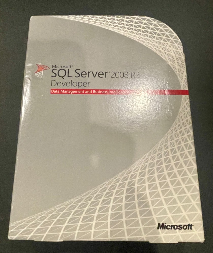 Microsoft SQL Server 2008 R2 Developer Retail Box with Product Key