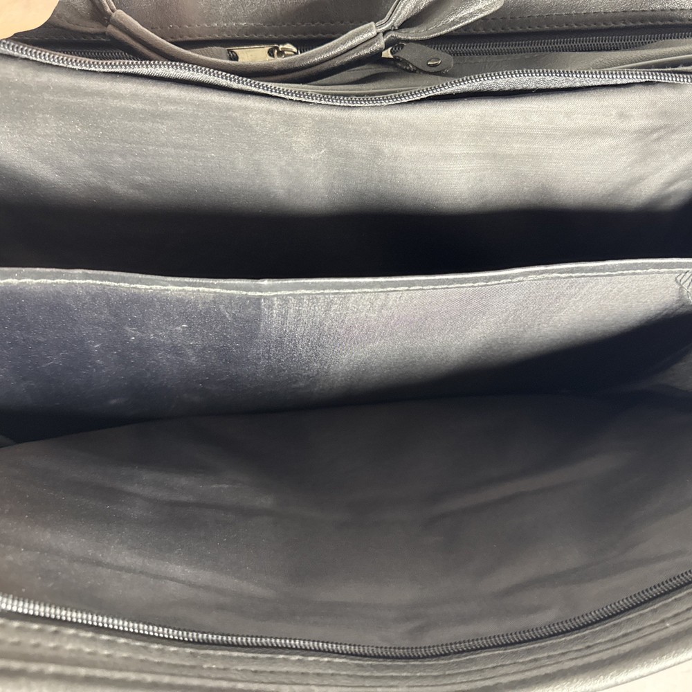 microsoft tote carry on sql server as shown very rare htf leather