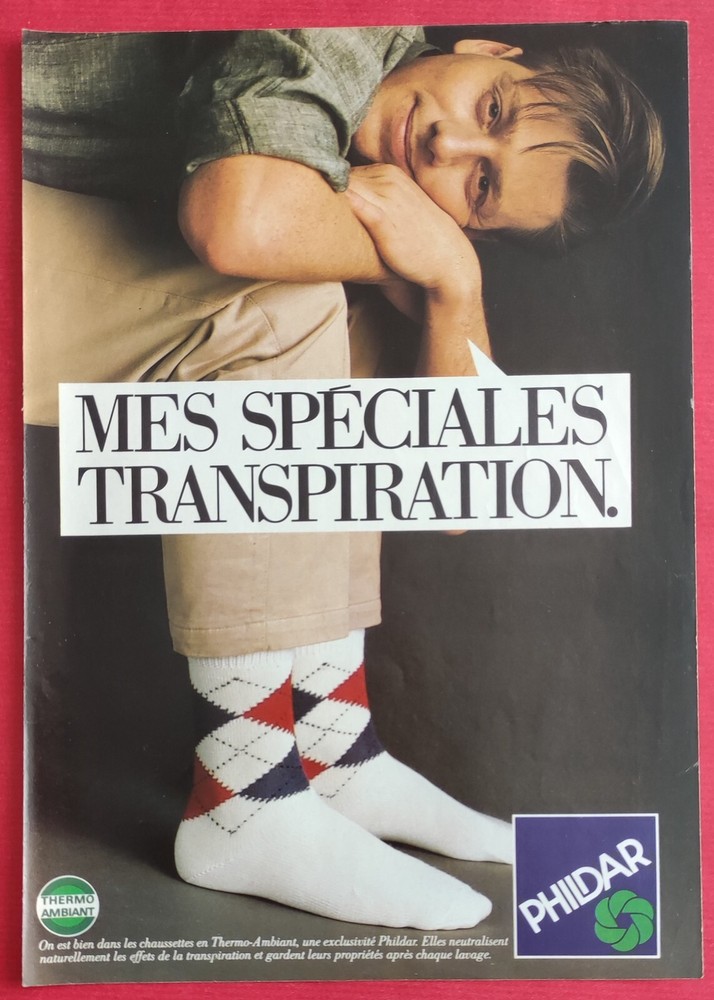 Press Advertising: PHILDAR 2 Page Socks and THOMSON VCR