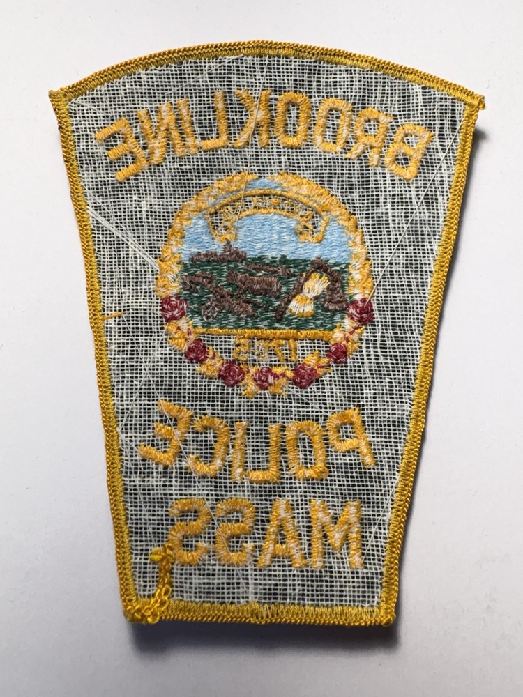 Brookline Massachusetts Police Patch