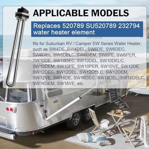 520900 520789 232794 Rv Water Heater Element for Suburban Rv Sw Series