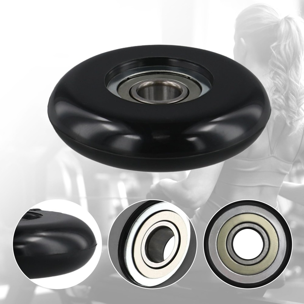 Rollers Kit Fit for Rowing Machine Seats Cushion Wheel,For Gym Wheels/Rollers...