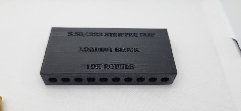 5.56/.223 Stripper Clip Loader Blocks (2 Pack) + 6 Clips - Rapid Magazine Loader